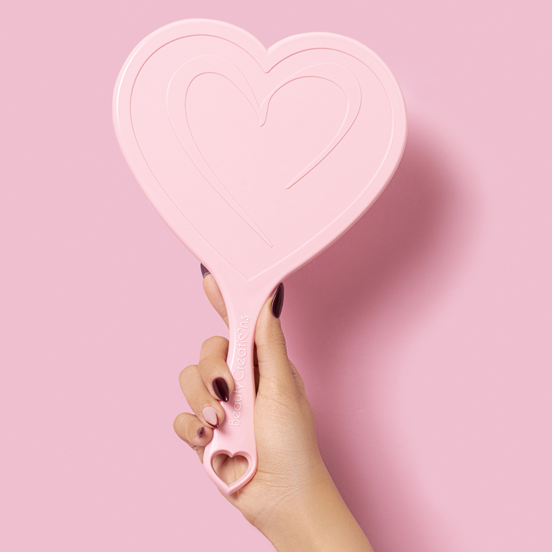 Handheld Mirror Heart — Beauty Creations